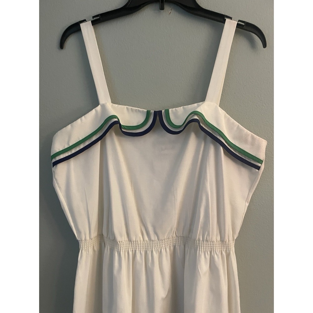 Vintage Melissa Lane 70's VINTAGE Garden‎ Party Sleeveless Dress Size XL